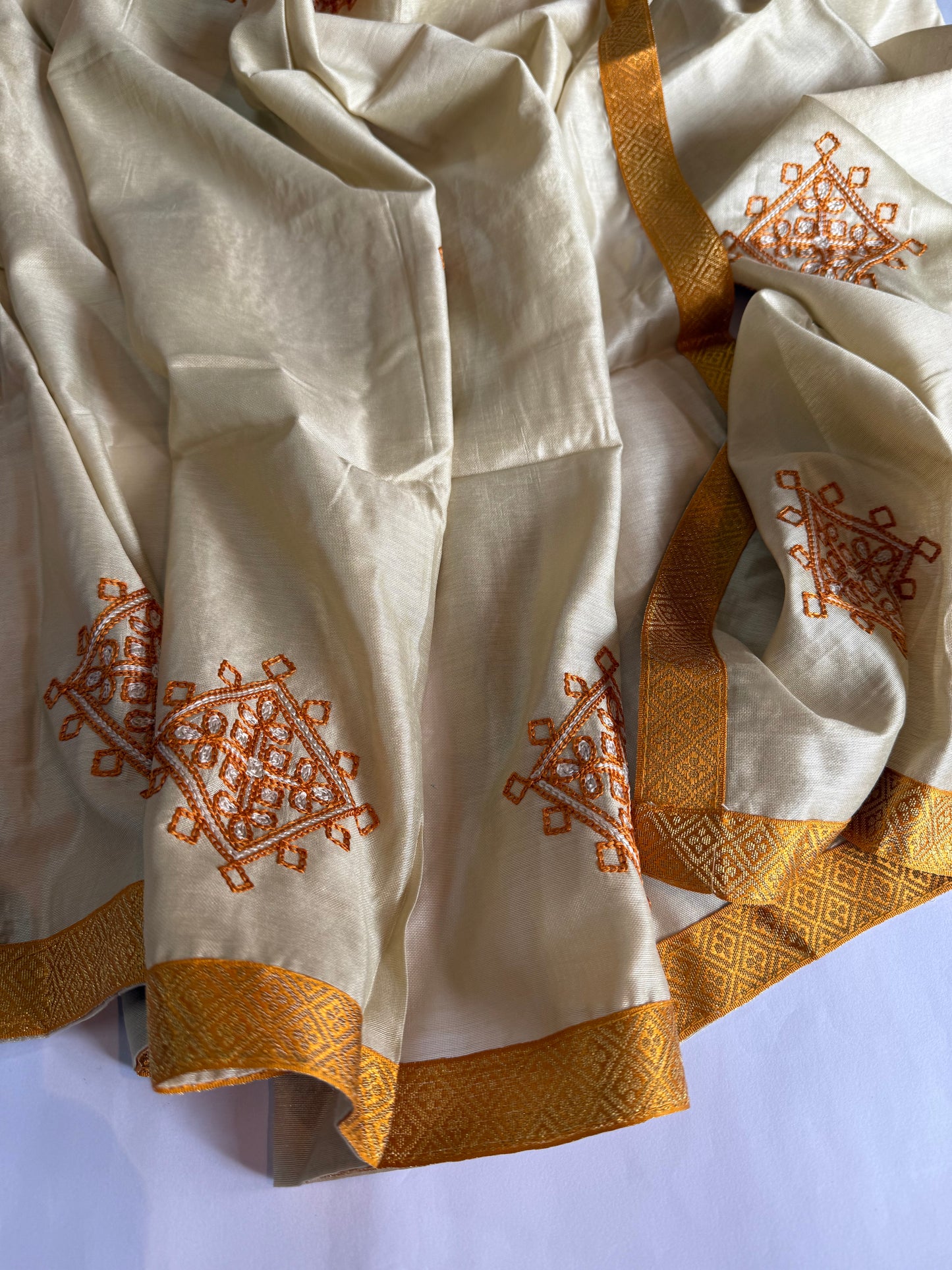 CottonAura DCUS00003 – Unstitched Pure Cotton 3-Piece Salwar Suit with Dazzling Elegant Dupatta
