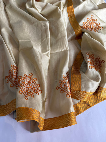 CottonAura DCUS00003 – Unstitched Pure Cotton 3-Piece Salwar Suit with Dazzling Elegant Dupatta